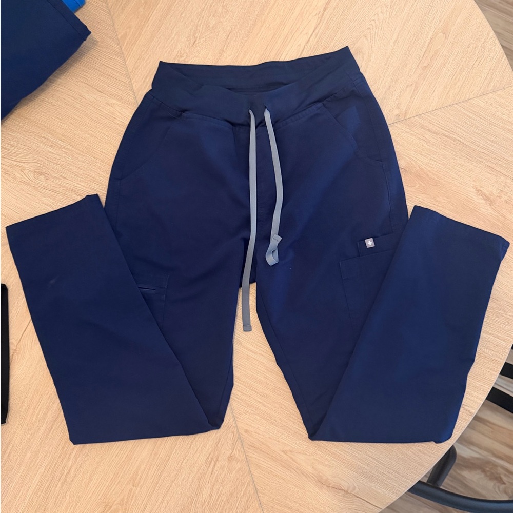 Navy Drawstring Jogger Pants